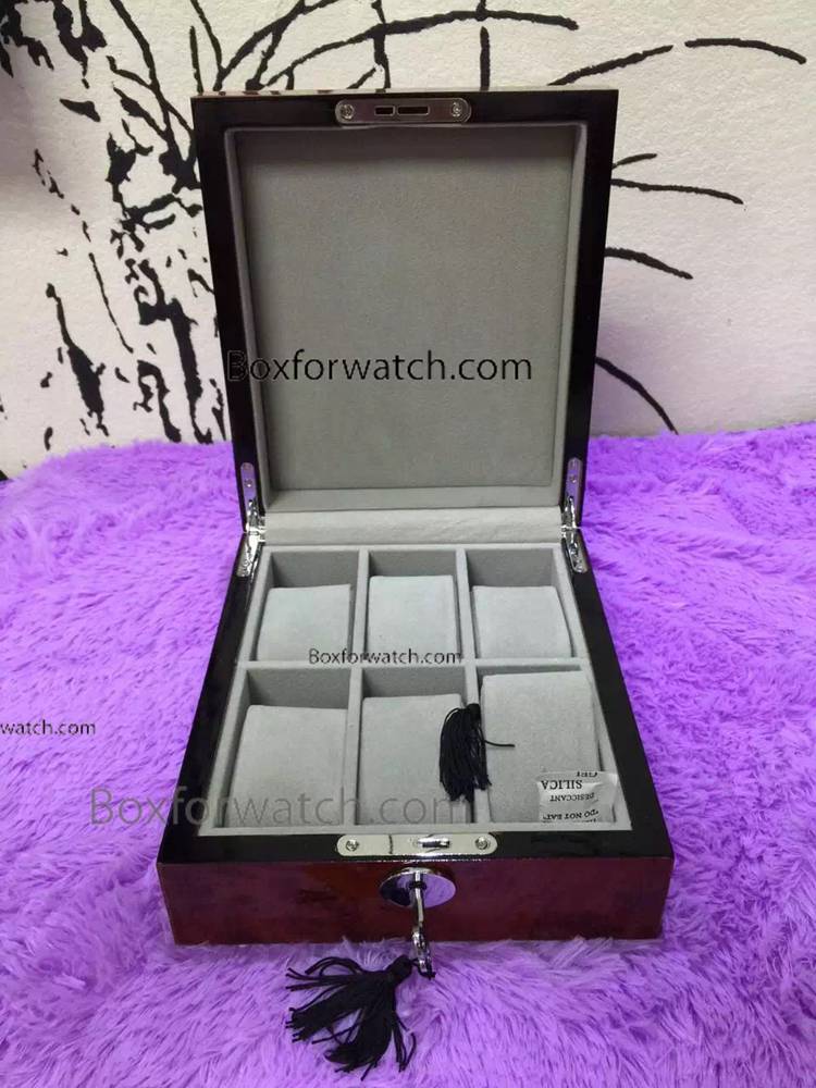 AAA OEM Watch Box dividers for 6 Watches / With the Silver Lock